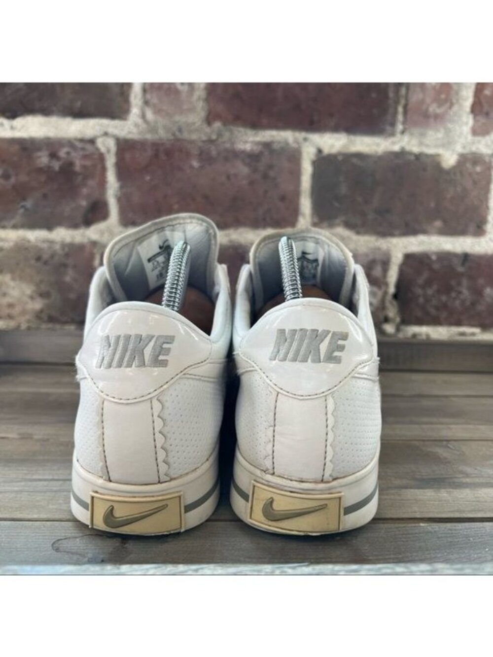 NIKE Sweet Classic Women's White Leather Sneaker Sz 7.5 (354496-110) - Picture 9 of 11
